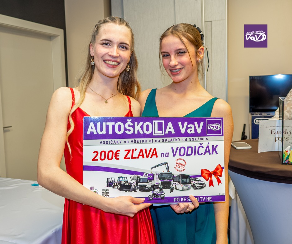 Odovzdávanie výherného poukazu Autoškola VaV